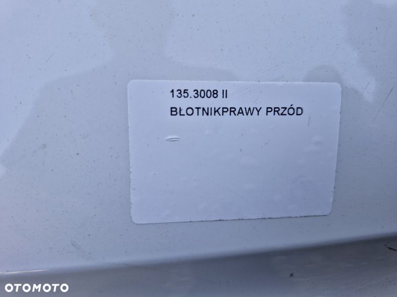 peugeot 3008 ii 2 błotnik prawy przód przedni - 2