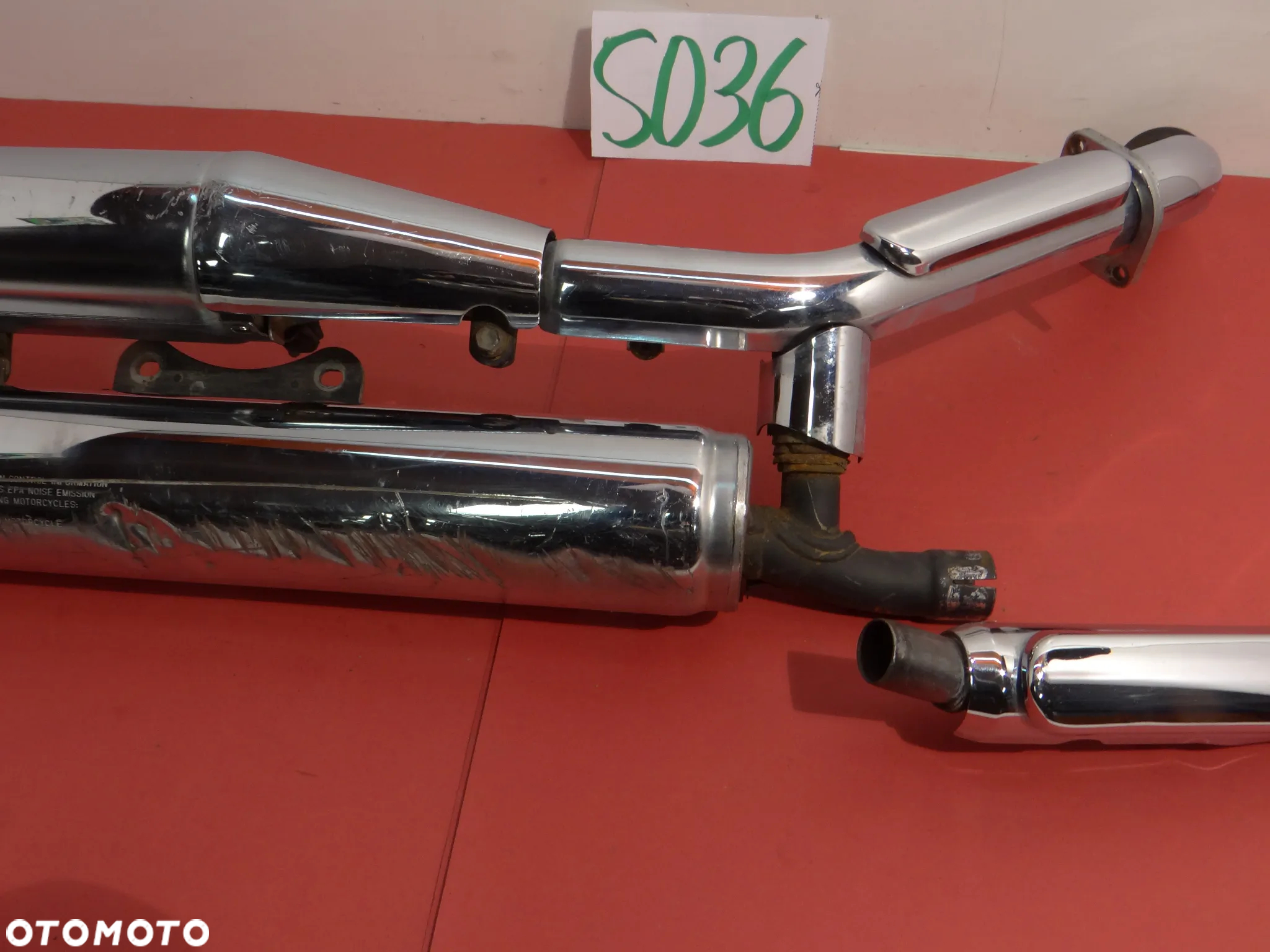 S036  SUZUKI VL 800 TŁUMIK WYDECH KOLEKTOE SANKEI 2381 SUZ5VL0800 41F - 3