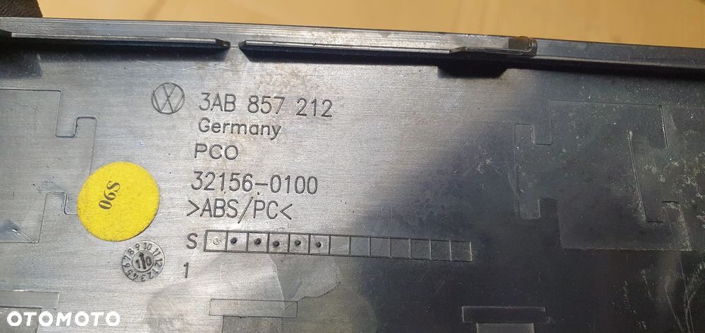 Listwa dekor konsoli VW Passat B7 3AB857212 - 6