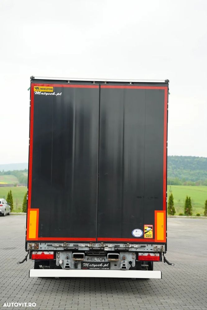 MAN TGX 26.480 / COMBINAȚIE TANDEM 120 M3 / TRAVERSE / MEGA / PUNȚĂ RIDICATĂ / ACOPERIȘ RIDICAT / CAMERĂ / + REMORCĂ WIELTON / PUNȚĂ RIDICATĂ / PUNȚI SAF - 12