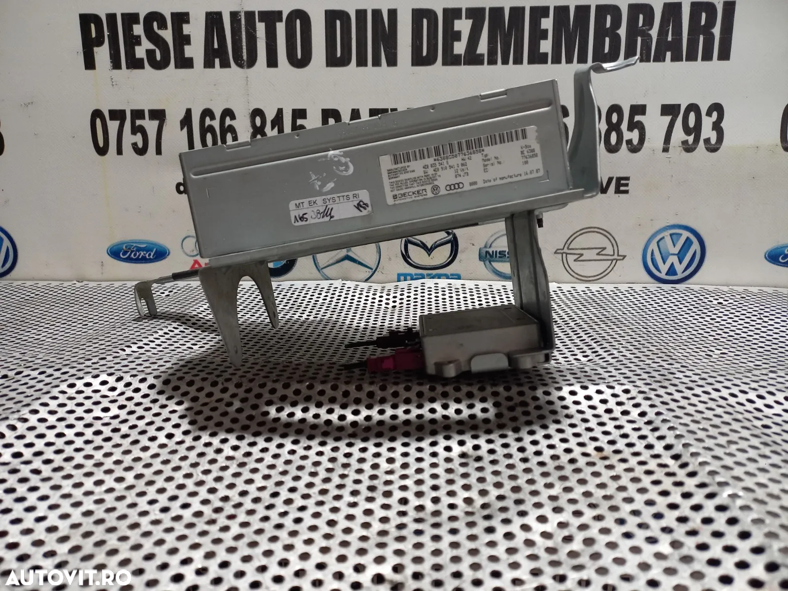 Modul Multimedia Unitate Radio Audi Q7 4L Cod 4ES - Dezmembrari Arad - 4