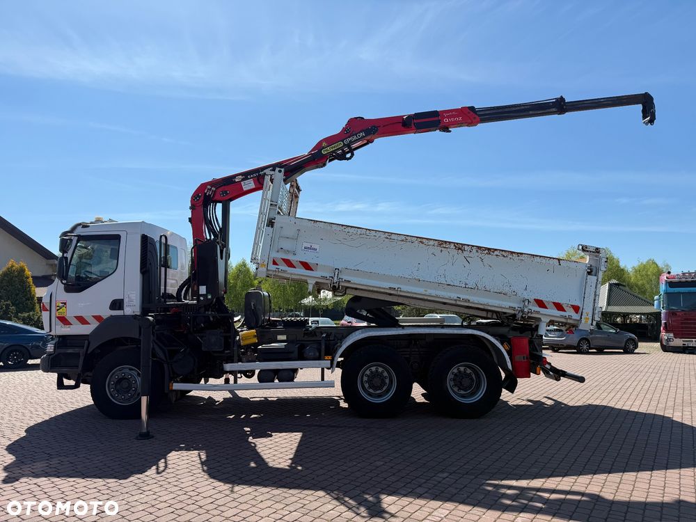 Renault KREAX 430 EEV* 6x4* HDS PALFINGER EPSILON Q150Z* BI-BENNE+HYDROBURTA* TYLKO 111.000 KM* KOŁA 80%* Z FRANCJI - 5