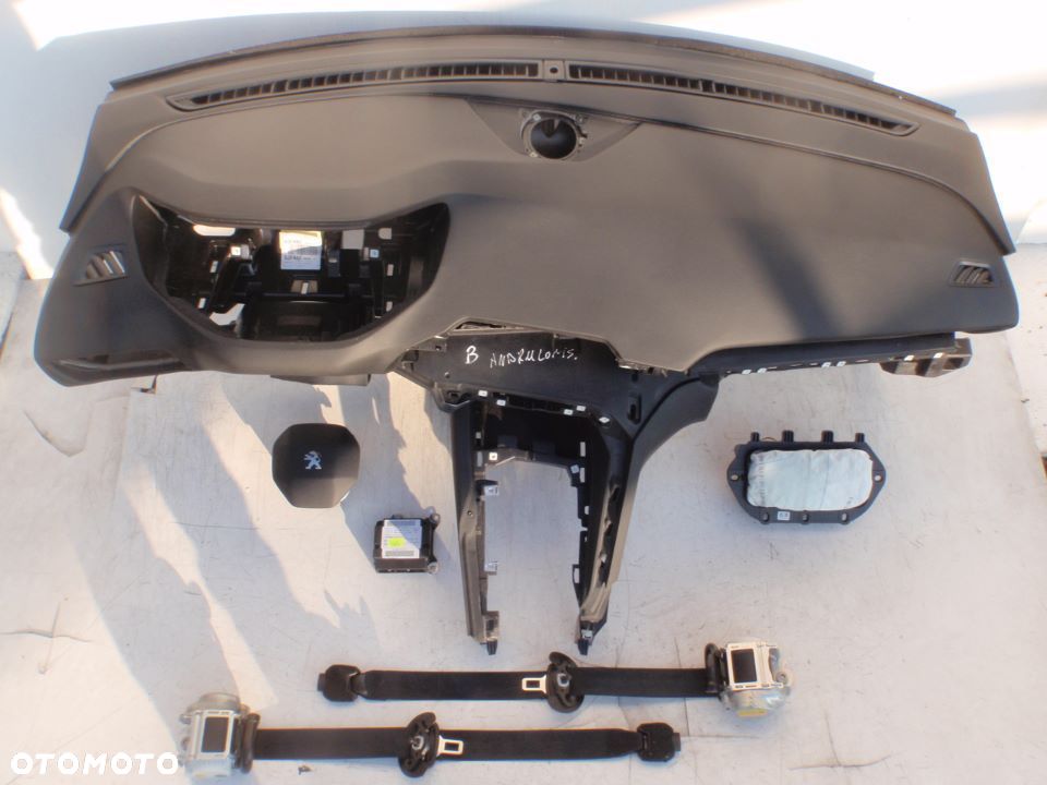 PEUGEOT 3008 5008 DESKA KONSOLA KOKPIT PULPIT PÓŁKA PARAPET POD DEKOR REGENERACJA NAPRAWA AIRBAG !!! - 3