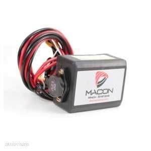 Troliu electric Atv Macon 4500lbs (2041KG) 12V cablu sintetic 14m - 4