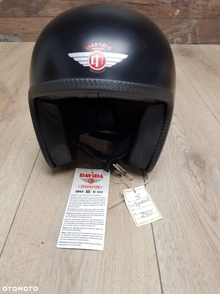 Oryginalny oldskulowy kask motocyklowy Davida Speedster S Oldschool - 2
