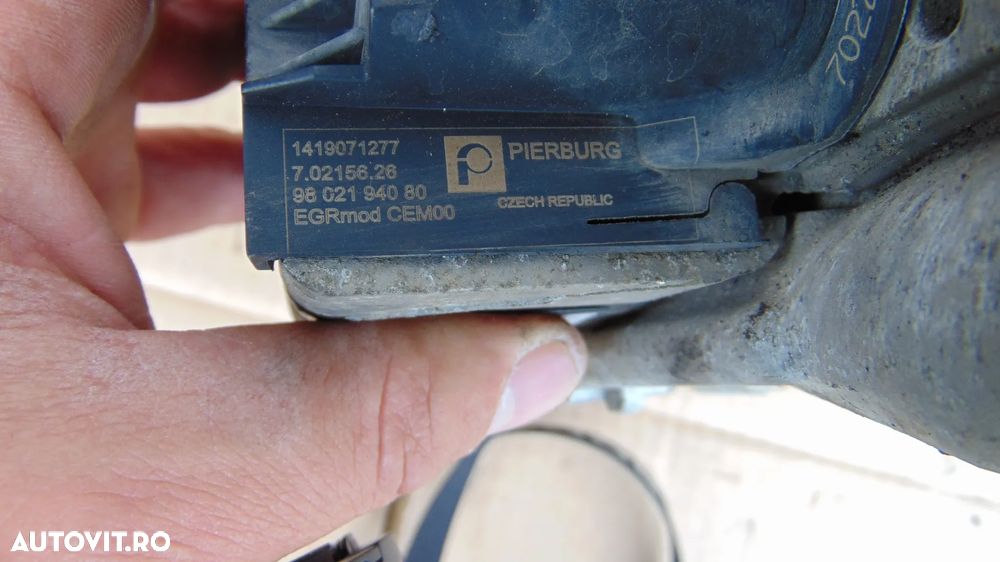 Racitor gaze cu egr Ford Focus 3 1.6tdci euro 5 fiesta c cmax transit connect peugeot 1.6hdi euro 5 - 7