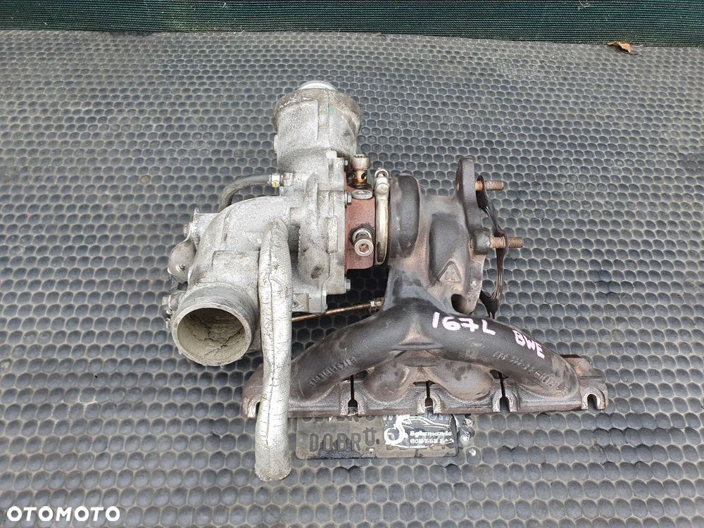 Turbina K03 53039880106 53031019571B Turbosprezarka Turbo Kolektor Wydechowy 2.0 TFSI BWE Audi A4 B7 A6 C6 Seat Exeo - 1