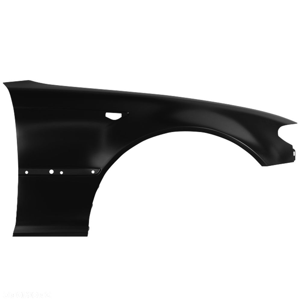 BLU Błotnik BMW 3 E46 Coupe Cabrio Lci Lift 668 Prawy Czarny 2003-2006 przód Schwartz II - 2
