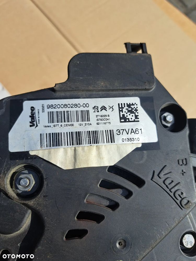 Alternator 1.6 thp hybryda 9820080280 Peugeot 508 II Citroen c5 aircross Ds5 ds7 opel granland X - 4