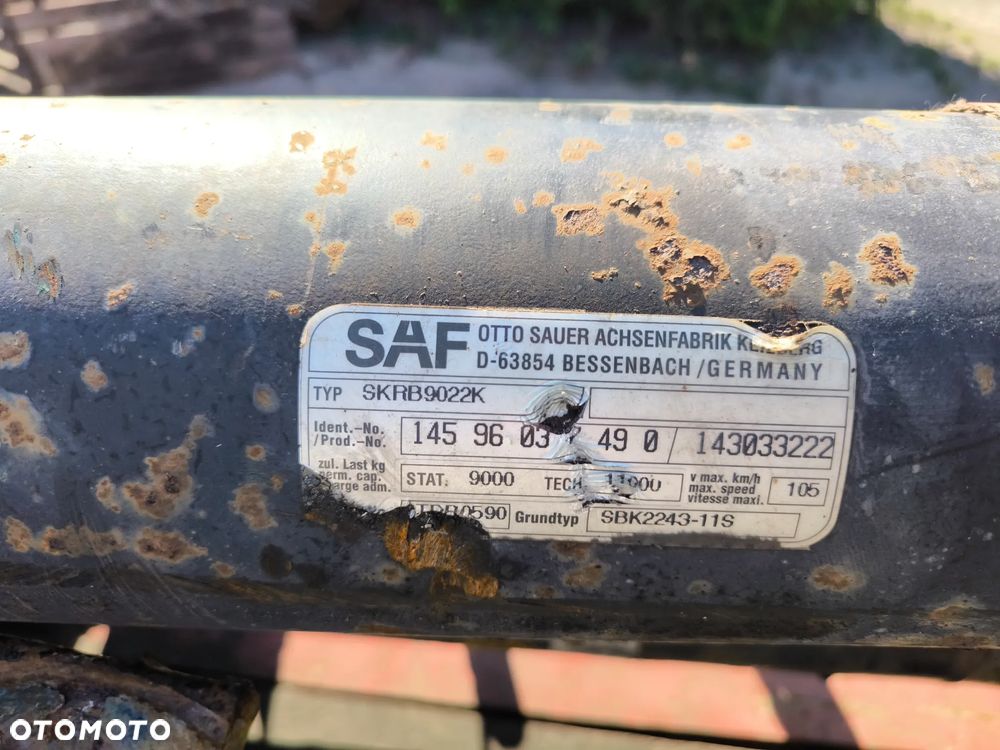 Osie saf, bpw, ror, Mercedes i inne - 22