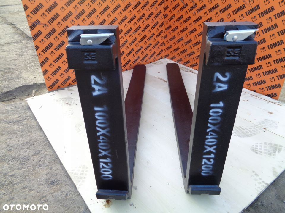 Widły 2A 2500 kg 100x40x1200 Wózek widłowy 2,5T ładowarka JCB - 4