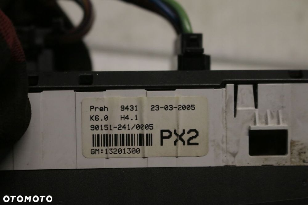 panel klimatyzacji Opel Astra H 13201300 - 5