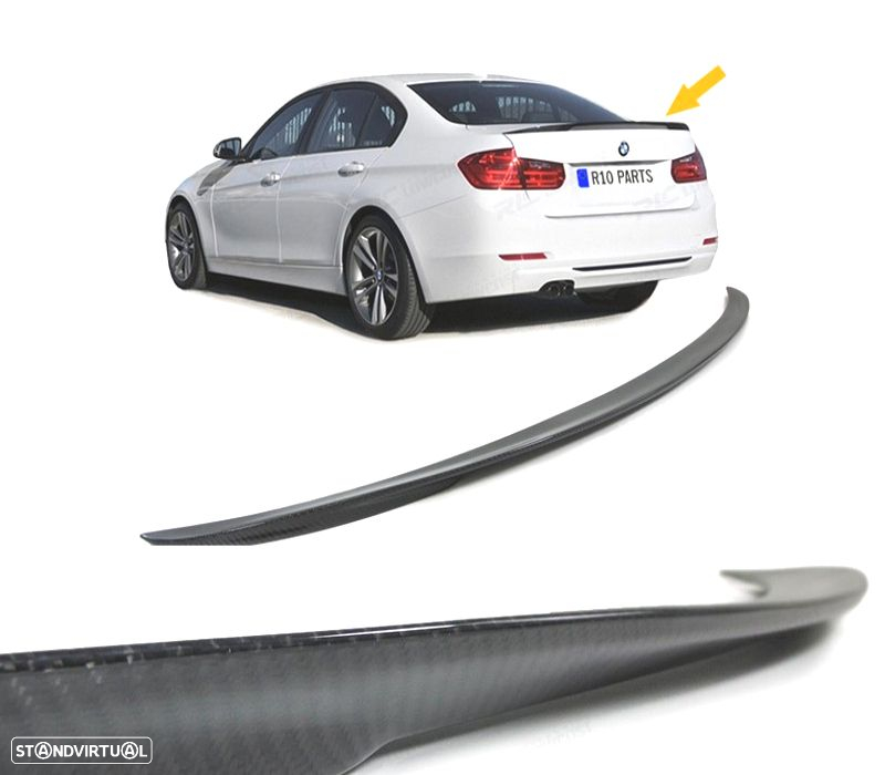 AILERON LIP BMW F30 F80 11-19 CARBONO LOOK M PERFORMANCE - 2
