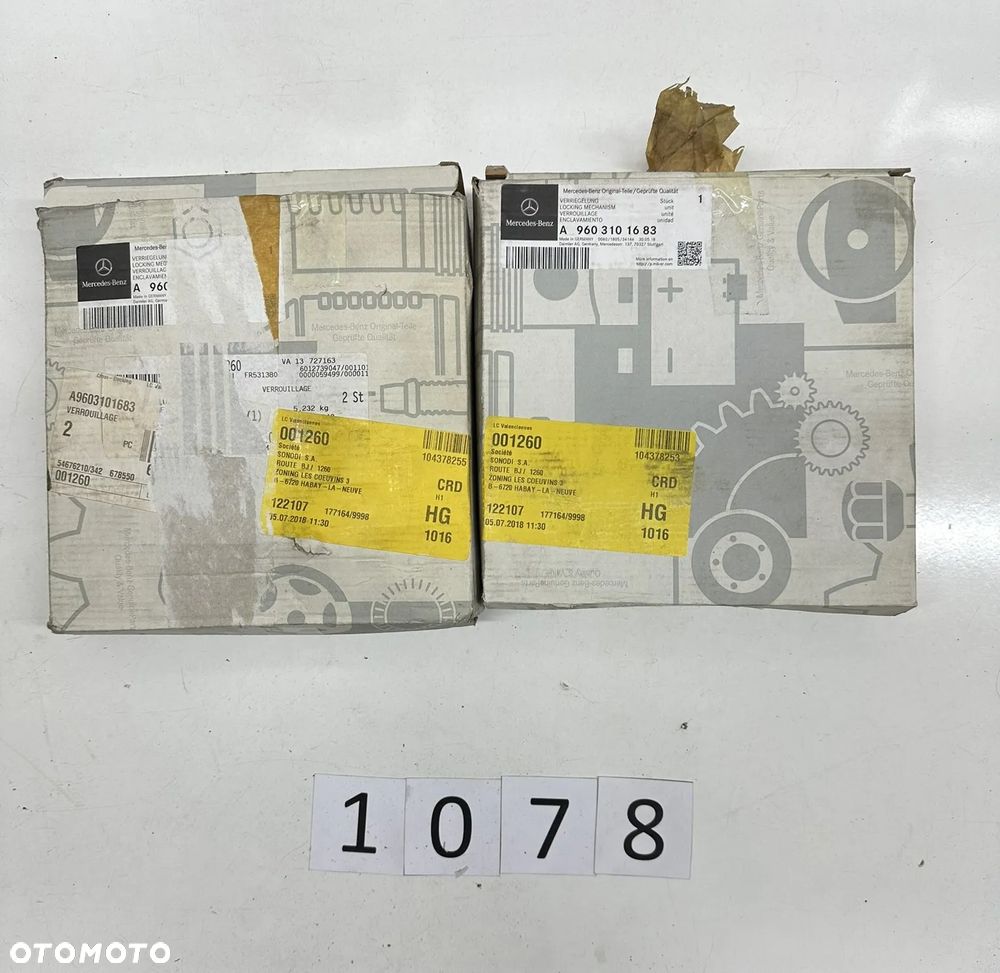 Zamek kabiny z mikrostykiem Mercedes Actros MP4 / MP5, A 9603101683 - 5