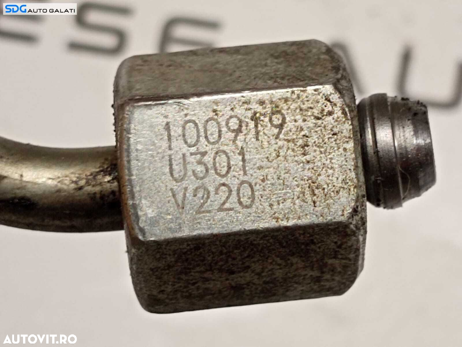 Teava Tevi Conducta Conducte Combustibil Motorina Rampa Pompa Injector Injectoare Volkswagen Passat B6 2.0 TDI CBAB 2005 - 2010 Cod U301 U301B U301C U301R [M7618] - 3
