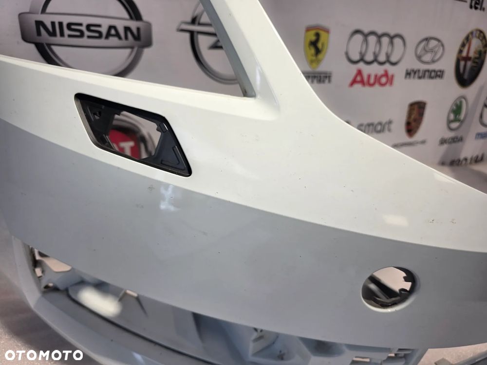 SKODA OCTAVIA 3 III LIFT 16- 5E0 ŁADNY ZDERZAK PRZEDNI PRZÓD NA SPRYSKI I BEZ PDC KOLOR BIAŁY NR 5E0807221N NR AUKCJI NZ2117 - 9