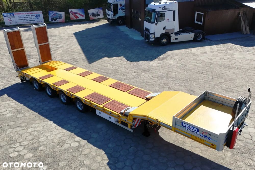 Inny 4 OSIOWA NACZEPA NISKOPODWOZIOWA - ZAGŁĘBIENIE NA ŁYŻKĘ KOPARKI - NAJAZDY HYDRAULICZNE - 26