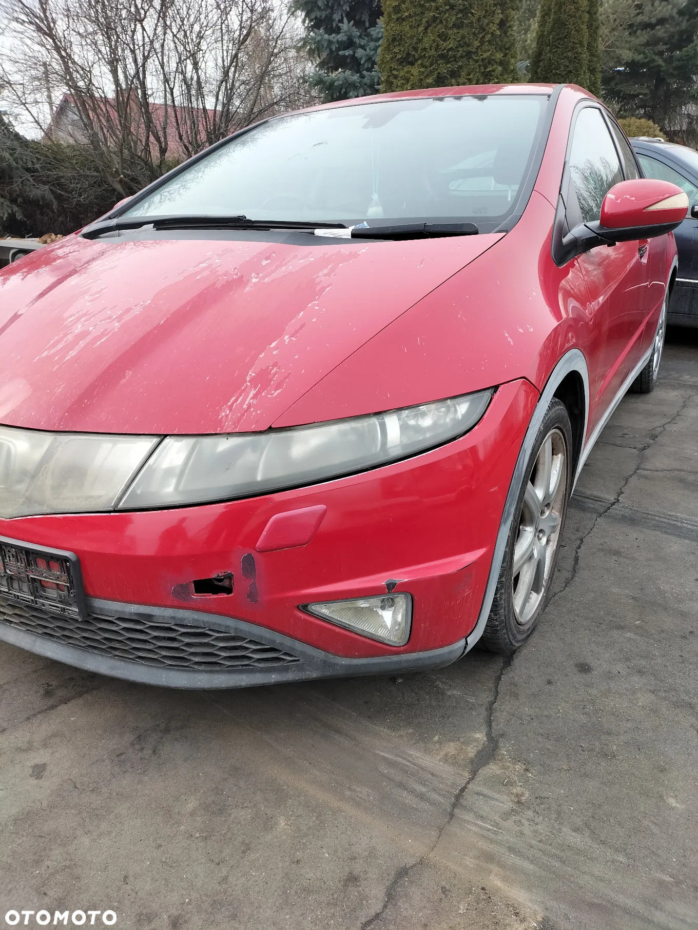 CAŁE AUTO NA CZĘŚCI KIEROWNICA Z PODUSZKA RADIO PANEL KLIMATYZACJI DASZEK PRZECIWSŁONECZNY HONDA CIVIC VIII UFO - 3