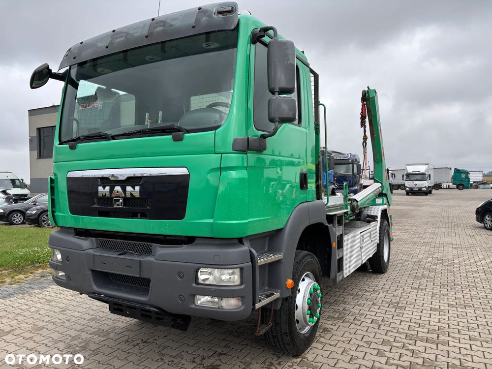 MAN TGM 18.340 4x4 naped na wał , skrzynia rozdzielcza z biegami terenowymi, hydraulika do wywrotu , bramowiec lub do zabudowy , wywrotka, HDS, wiertnica, energetyka, kiper itp. - 3