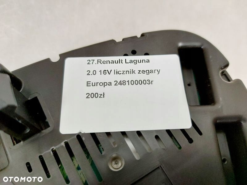RENAULT LAGUNA 3 III 2.0 16V LICZNIK ZEGARY EUROPA - 8
