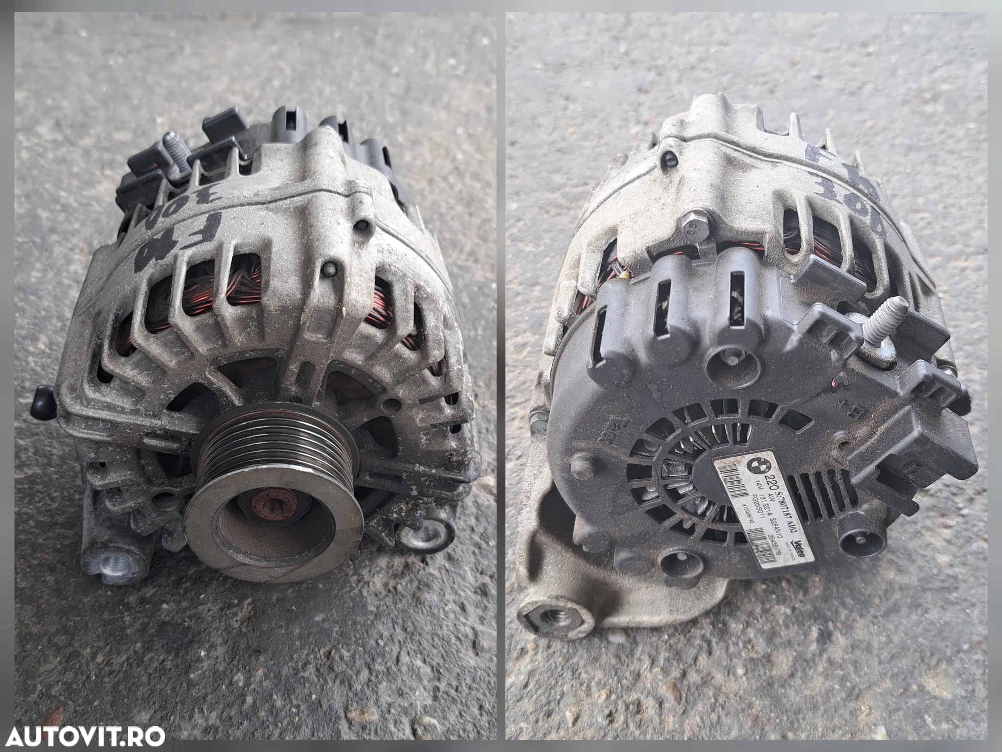Alternator fulie lata 7pk 245cp 205cp 306cp 299cp Electromotor originale BMW F07 F10 F11 F01 F02 E70 LCI E71 - 2