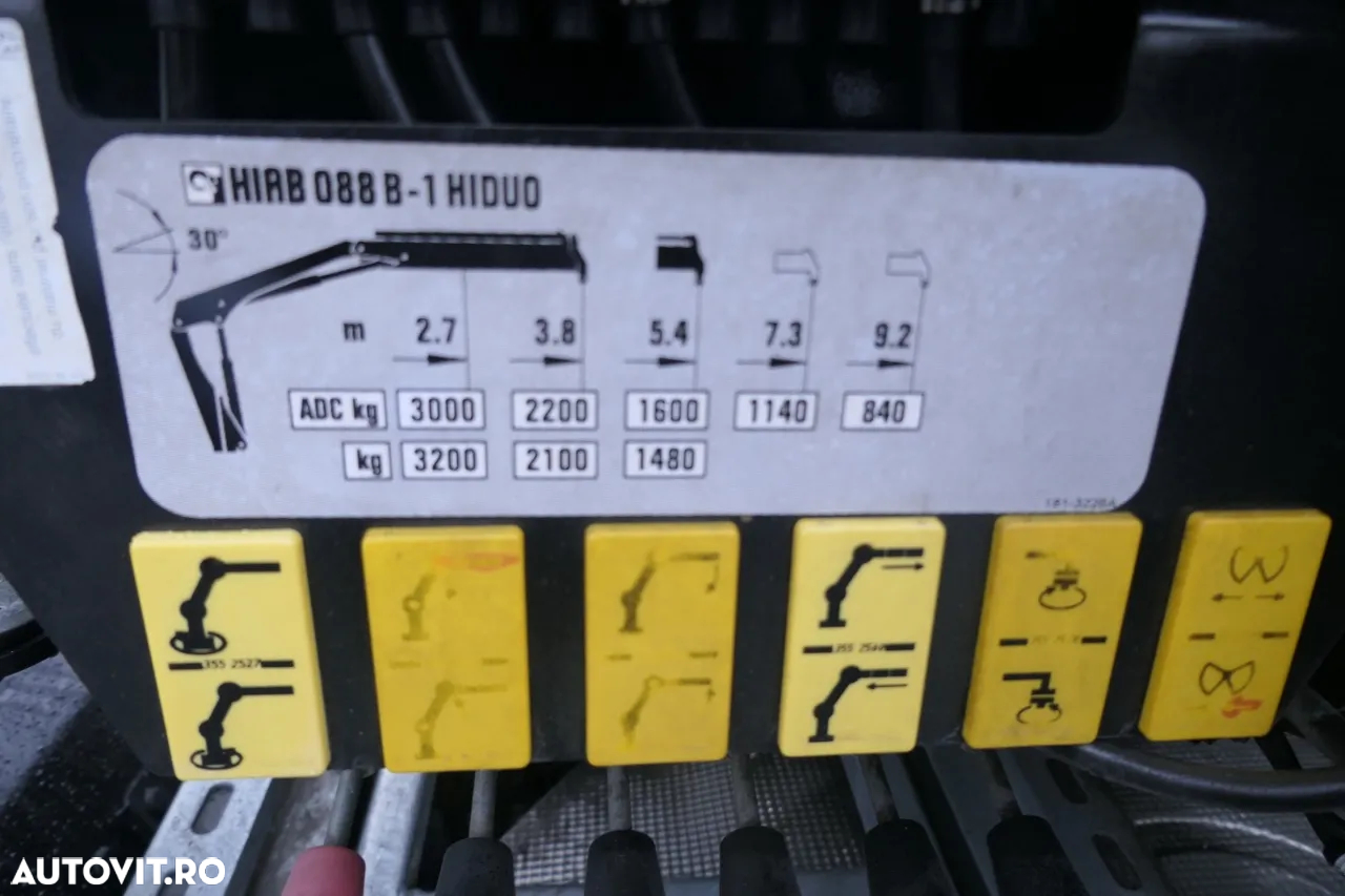 Iveco 19 - 320 CP / E 6 / Basculant + HDS / HYDROBOARD / KIPPER 3 FETE - 3,5 M / EURO 6 - 24