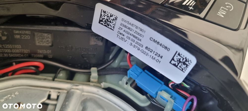 BMW 4 i4 G22 G23 G26 M-PAKIET 2020- Kierownica Skóra Oryginał - 18