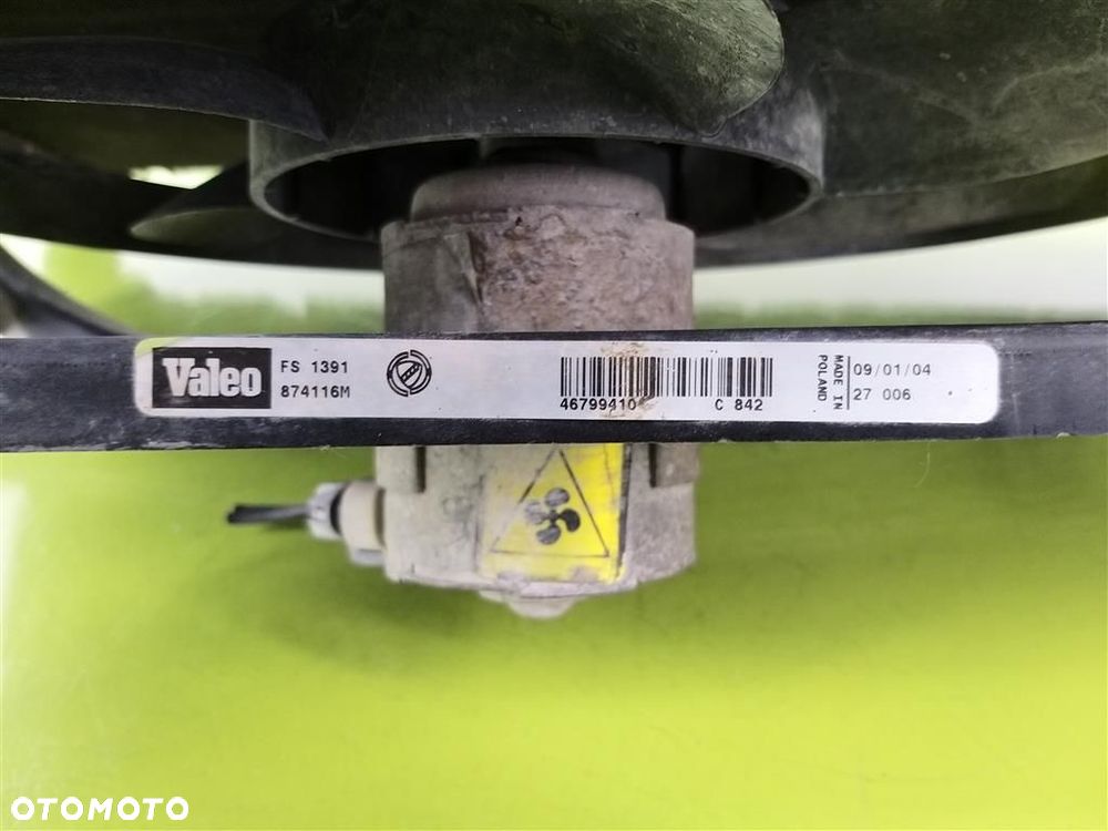 Chłodnica z wentylatorem Fiat Panda II 2003-2012 1,1 BENZYNA 46798741 - 6