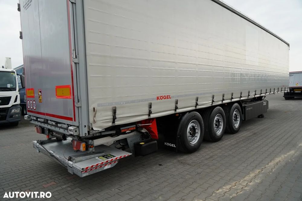 Kögel CORTINĂ / ELEVATOR DE ÎNCĂRCARE DHOLLANDIA / STANDARD / COȘ PENTRU PALEȚI / AXĂ DE RIDICARE / - 12