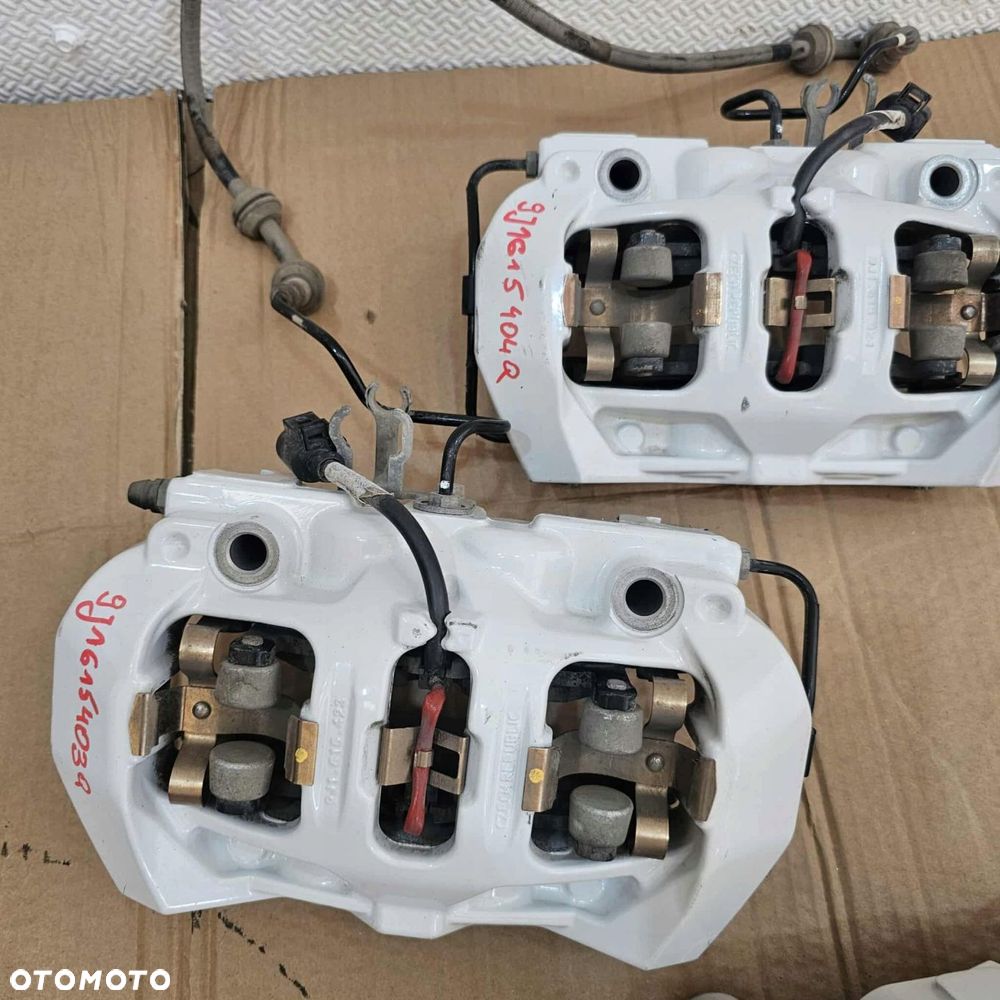 porsche taycan 9j1 zaciski lewy lub prawy przód hamulce komplet - 3