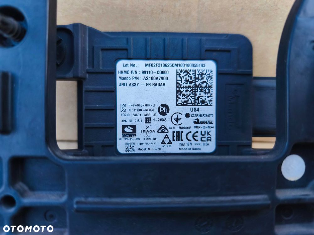 KIA HYUNDAI STARIA radar sensor ACC distronic moduł 99110-CG000 - 6