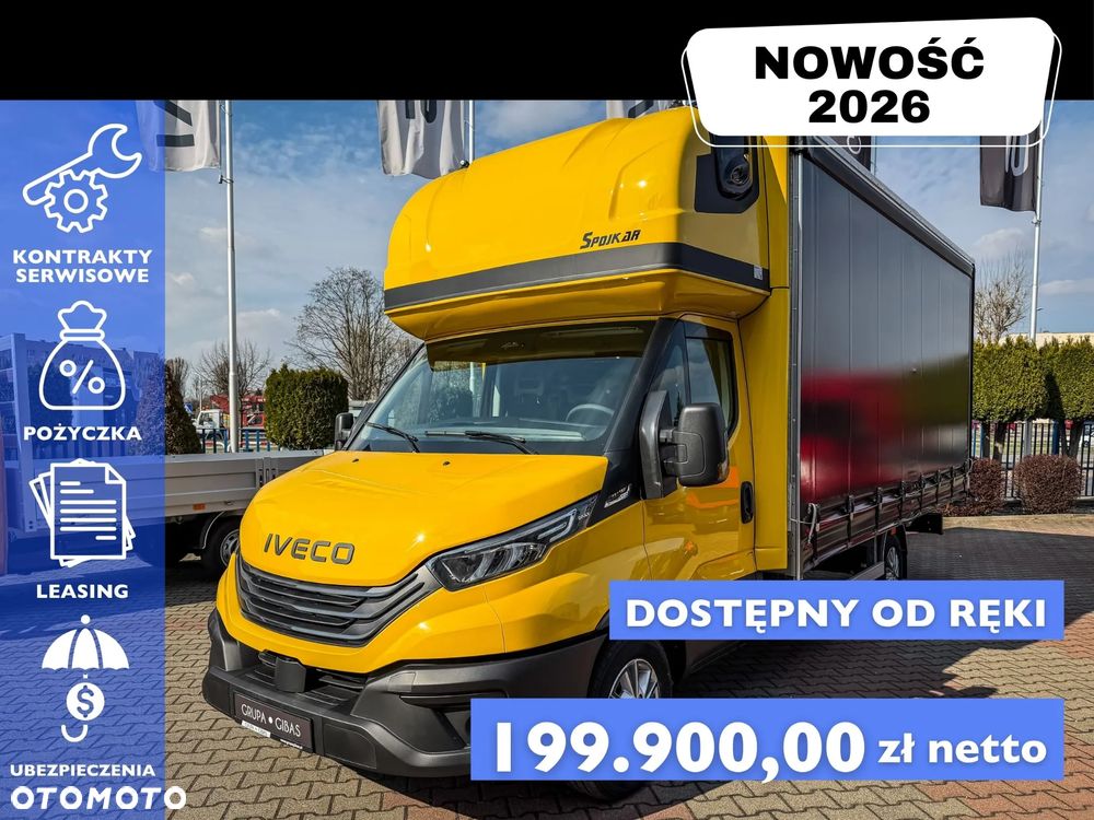 Iveco Daily 35S18HA8 3.0 Diesel 180 KM AT8 ZF Plandeka z kabiną sypialną! GSC Zabudowy! - 2