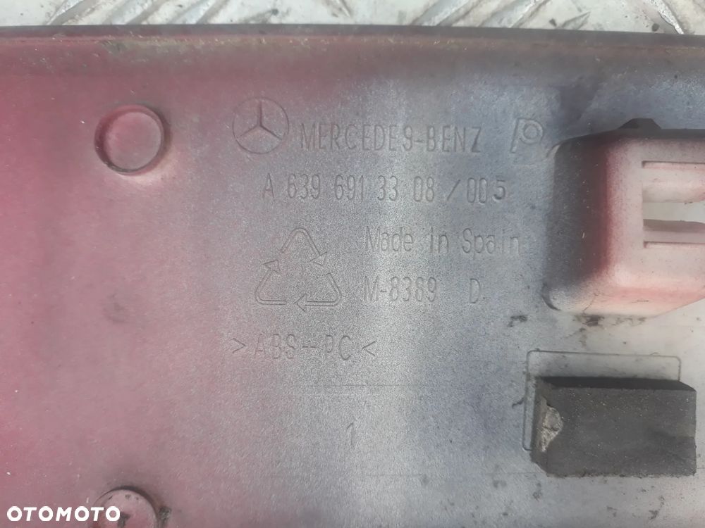 LISTWA BOCZNA LEWA I PRAWA MERCEDES VITO W639 2005r KOLOR: 3548  A6396913308  A6396913208 - 5