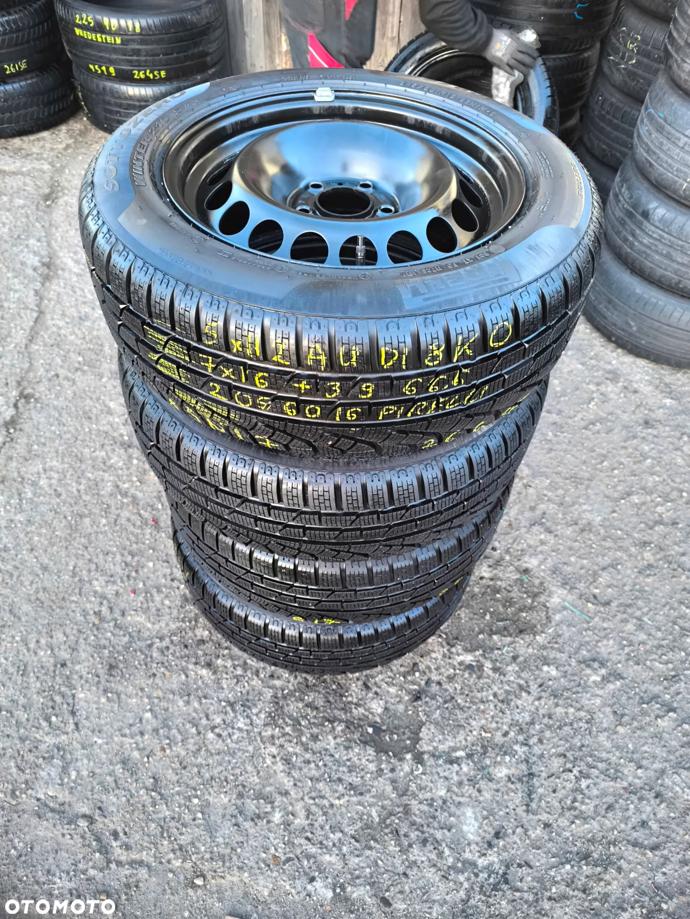 5x112 Felgi Stalowe Stal 16 Koła Zimowe Zima AUDI A4 B8 B9 8K0 Mercedes E W211 W212 KLASA C W205 B W247 7mm ALU-RAD Legnica 205/60 - 2