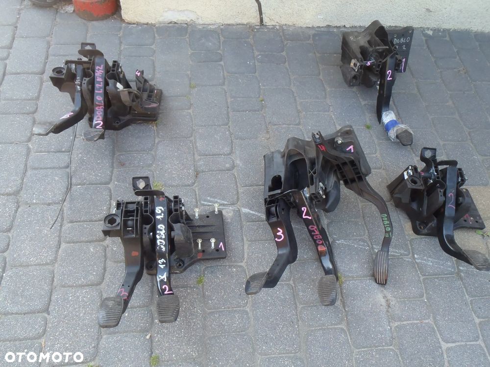 pedał pedały potencjometr gazu mocowanie fiat 147 156 grande punto evo doblo panda wersja europa - 12