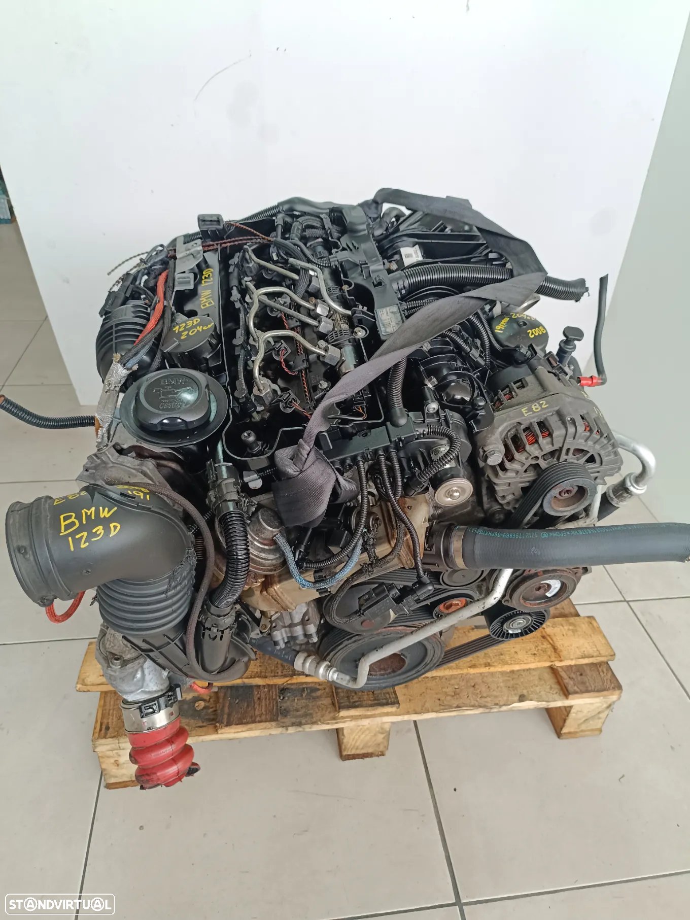 Motor BMW 123D bi-turbo 204cv  N47 caixa 6 velocidades GS6-53DZ JGG - 2