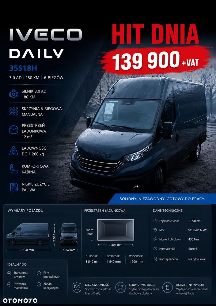 Iveco 35S18HV 3 LITRY - WYPRZEDAŻ - 1