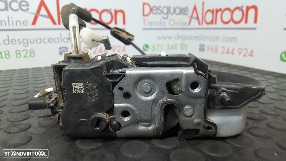 FECHADURA PORTA FRENTE ESQUERDA CITROEN C3 EXCLUSIVE - 2