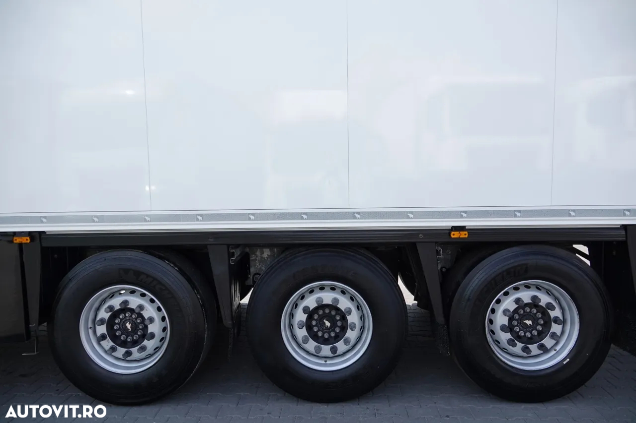 Schmitz Cargobull FRIGIDER / TRANSPORT VECTOR 1550 UNITĂȚI / DOPPELSTOCK / AXĂ RIDICATĂ / COȘ PENTRU PALEȚI / 2022 - 25