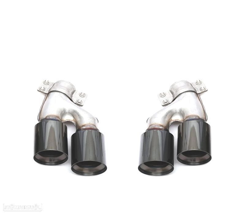 PONTEIRAS DE ESCAPE BMW G30 17-20 LOOK M5 PRETO - 2