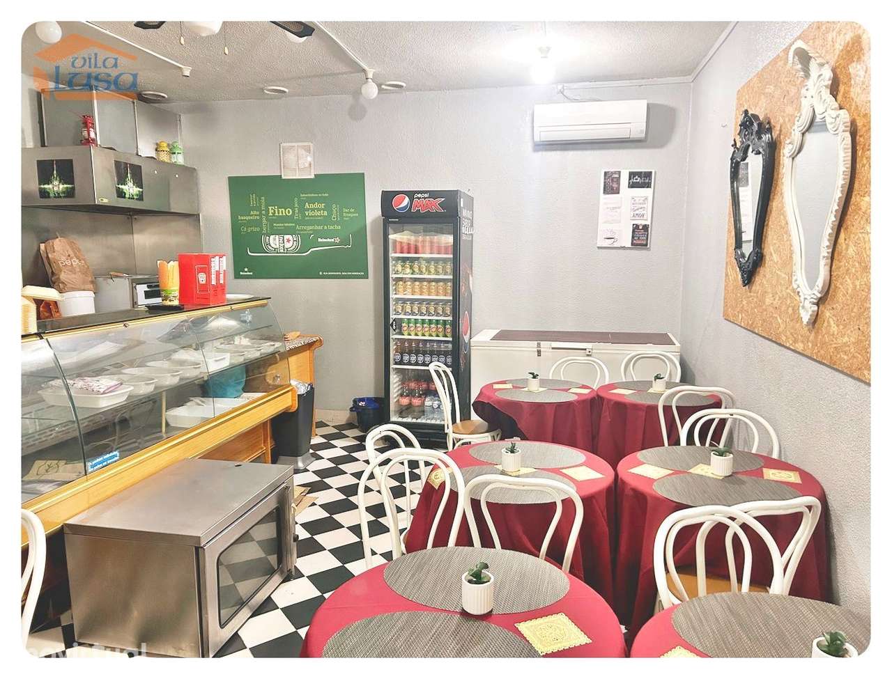 Café snack bar a funcionar no Centro Comercial Monte Crasto Gondomar - Grande imagem: 2/7
