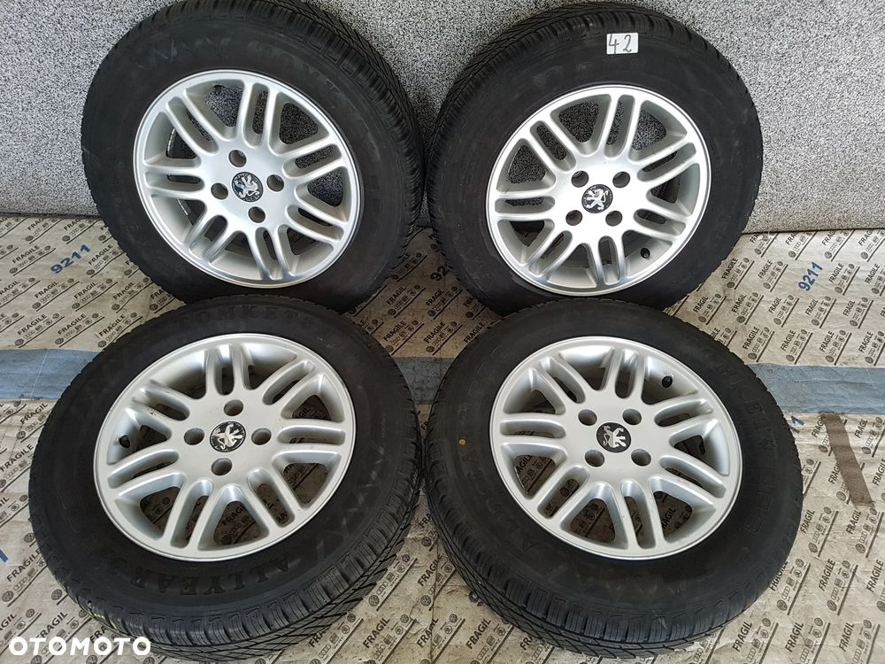 KOŁA CAŁOROCZNE CITROEN C4 BERLINGO PEUGOT 407 PARTNER 4X108 6JX15 195/65R15 - 2