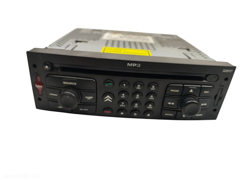 RADIO NAWIGACJA GPS CITROEN C4 PICASSO I (2006-2010) 2.0 16V 140KM 96629712XT - 1