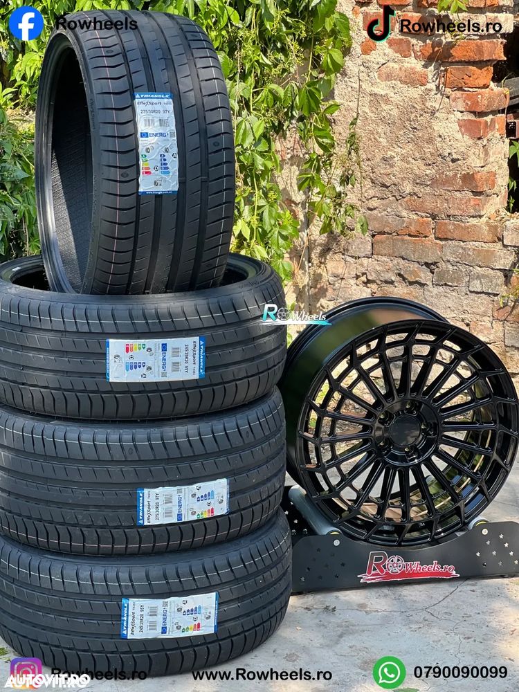 Jante Mercedes R21 S class W222 ML GLE GLC GLS W221 R Class GL W213 roti mercedes r21 cu anvelope vara/iarna 245-255-275-315 -285