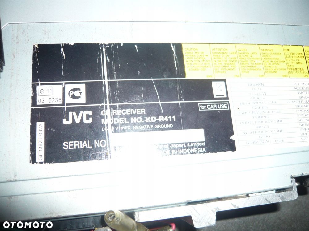 radio cd kd-r411 jvc - 2