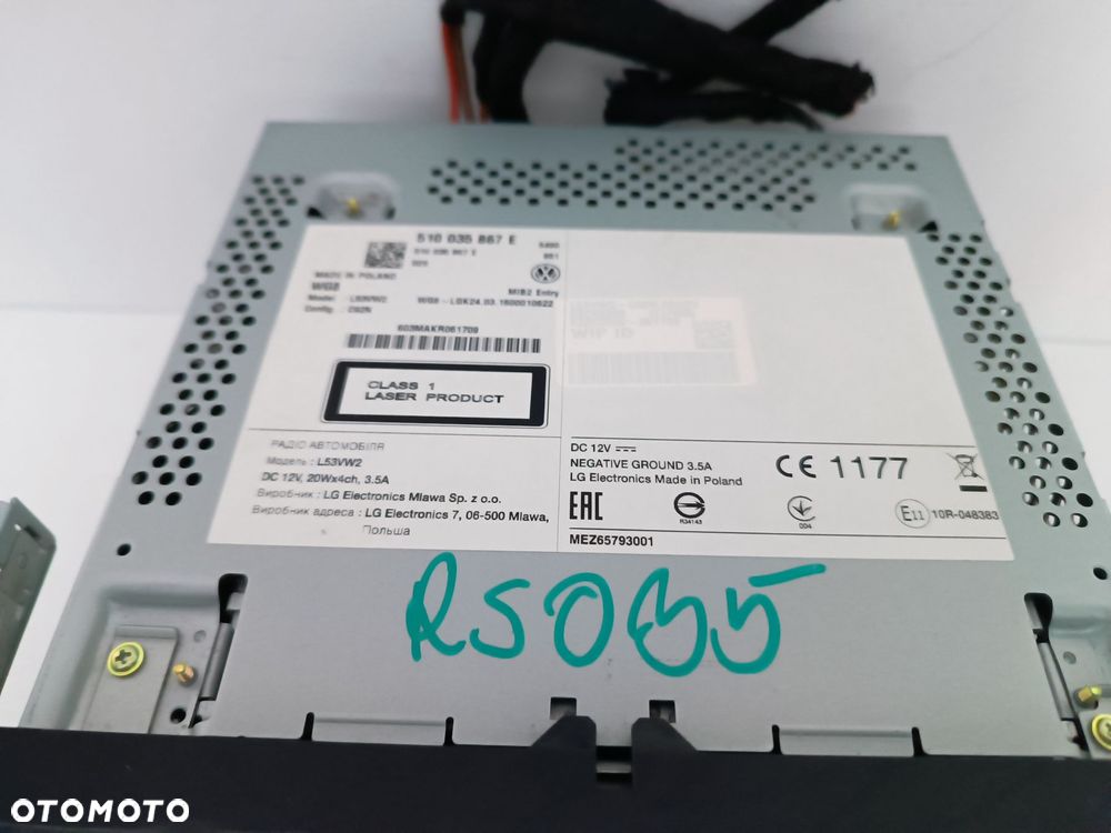VW 510035867E RADIO SAMOCHODOWE - 2
