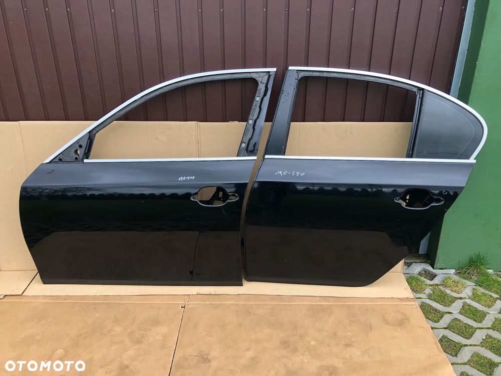 BMW E60 DRZWI LEWE PRAWE TYŁ SCHWARZ 2 - 2