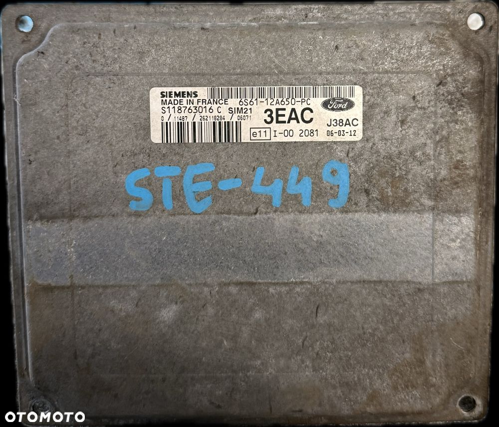 FORD STEROWNIK SILNIKA 6S61-12A650-PC - 1