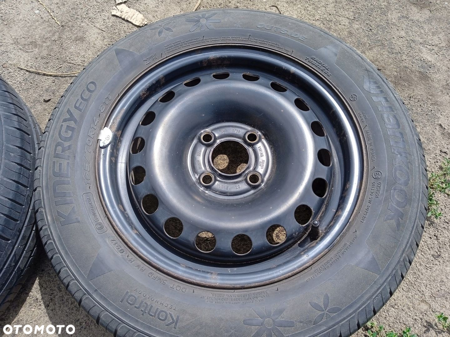 felgi stalowe 4x100 VW UP Seat Mii Skoda Citigo opony lato - 4