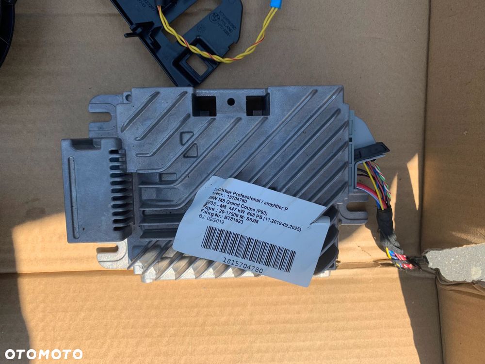 ZESTAW GŁOŚNIKÓW WZMACNIACZ HARMAN KARDON BMW 8 G16 M8 F93 - 13